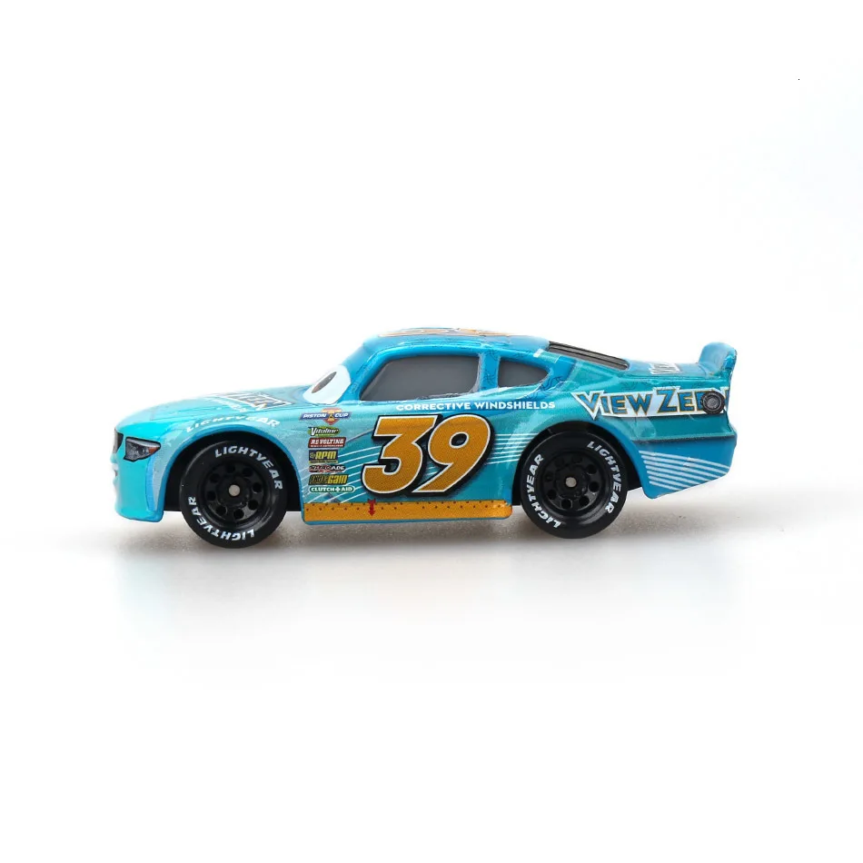 Disney Pixar Cars 2 3 Lightning 40 стиль Mcqueen Mater Jackson Storm Ramirez 1:55 литой автомобиль металлический сплав мальчик детские игрушки подарок