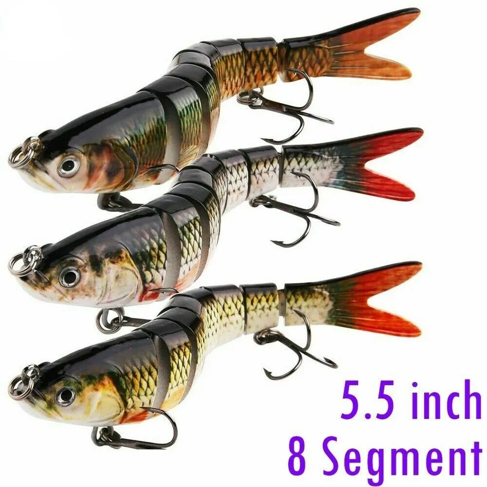 

Multi Jointed Swimbait Fishing Lures 8 Segments Crankbait for Wobblers Pike Hard Swim Bait Sinking Fish Bass 2021 14cm 28g