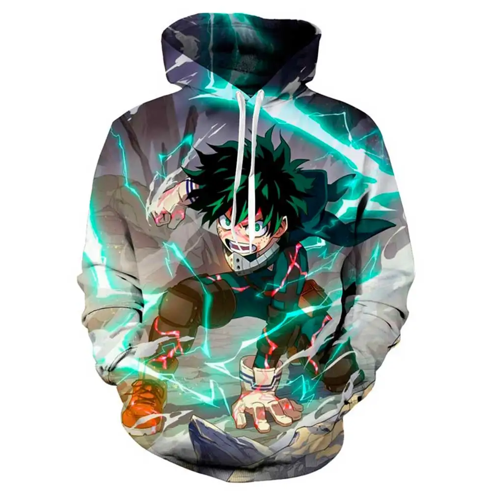 

My Hero Academia Anime 3D Print Hoodies Sweatshirt Men Women Fashion Streetwear Children Hoodie Pullover Boys Girl Tops Clothing