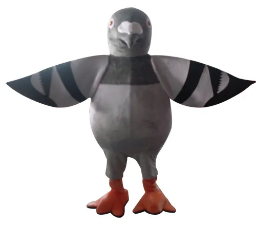 Лидер продаж классический костюм-талисман голубя одежда для косплея взрослых на