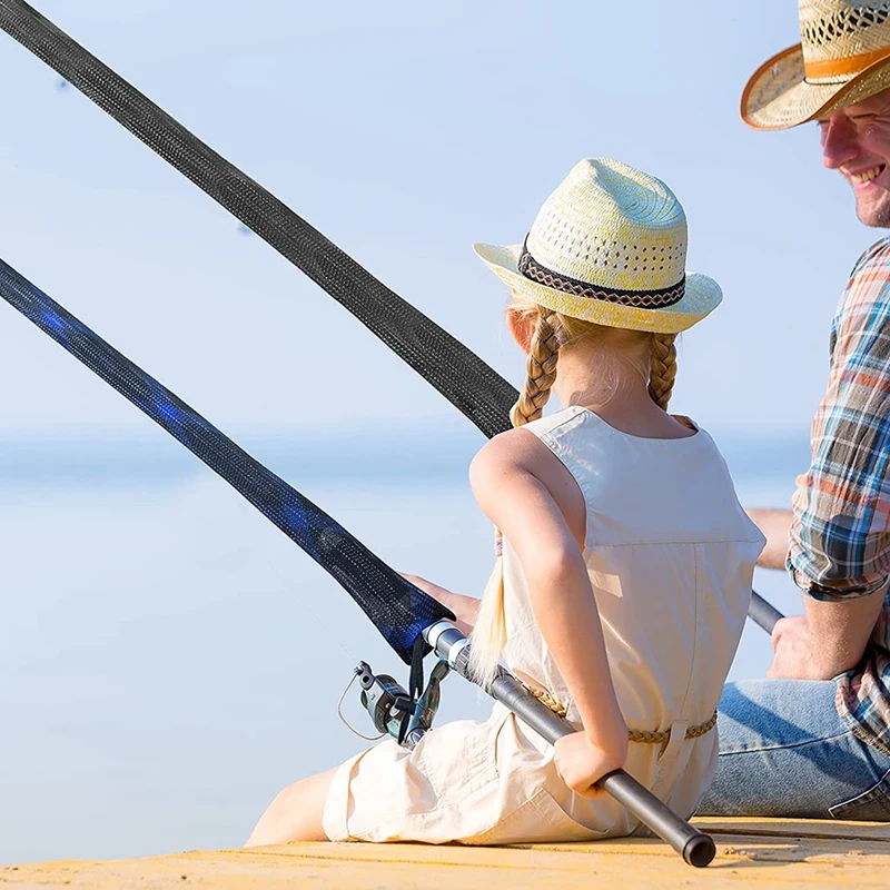 2 предмета Удочка с плетеной сетки стержень протектор носок Обложка полюс