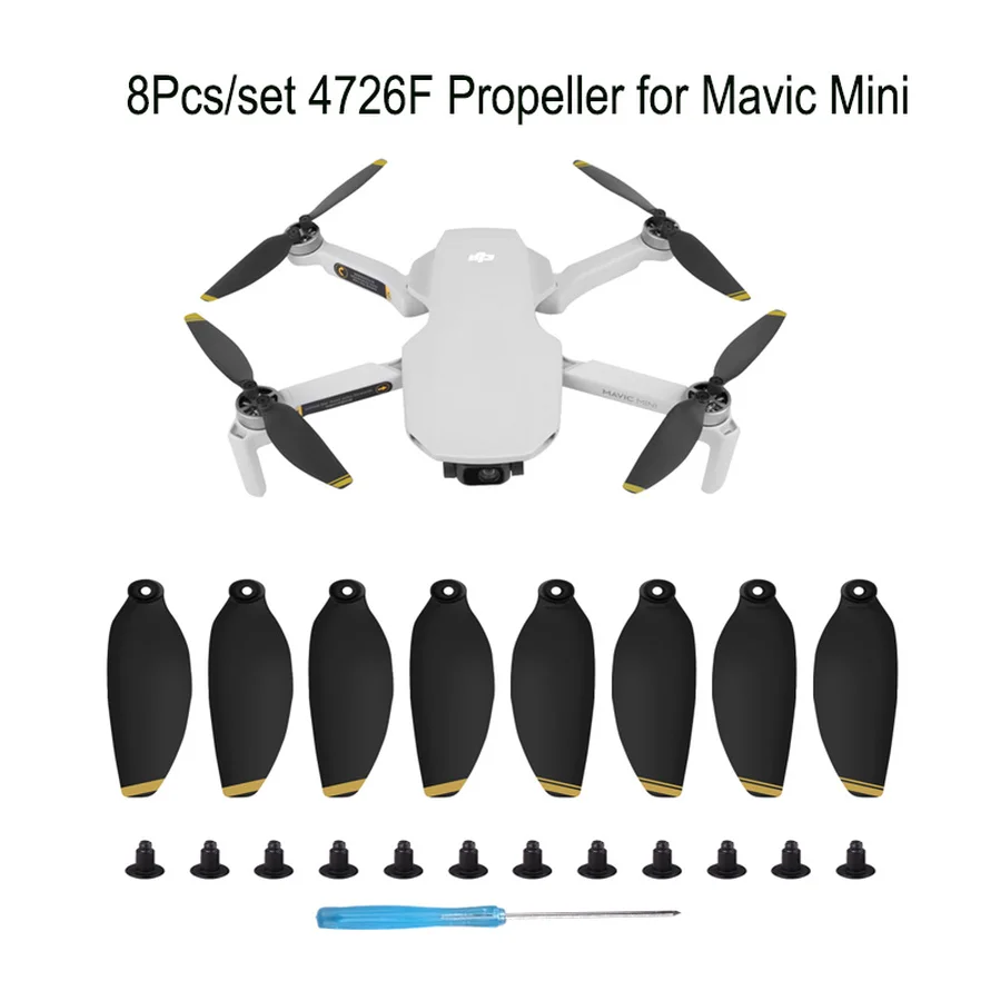 

16Pcs Low Noise 4726F Propeller Quick-Release Blades Prop for DJI Mavic Mini Accessories