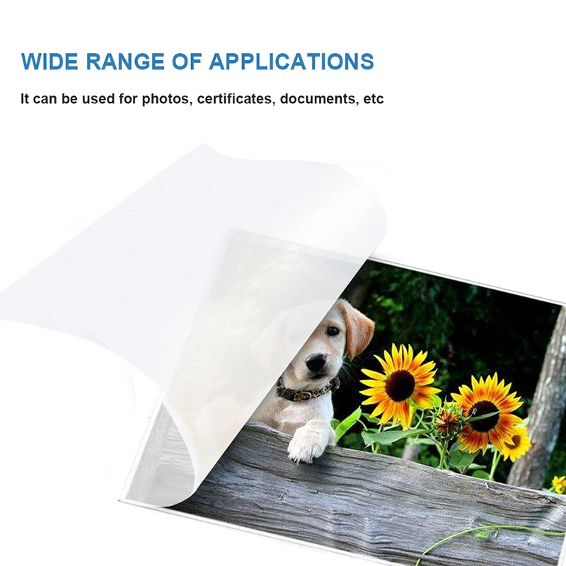 Термосы ламинирующие пластиковые ламинаторы листы 220*310 мм 10/50/100 шт прозрачный JHP