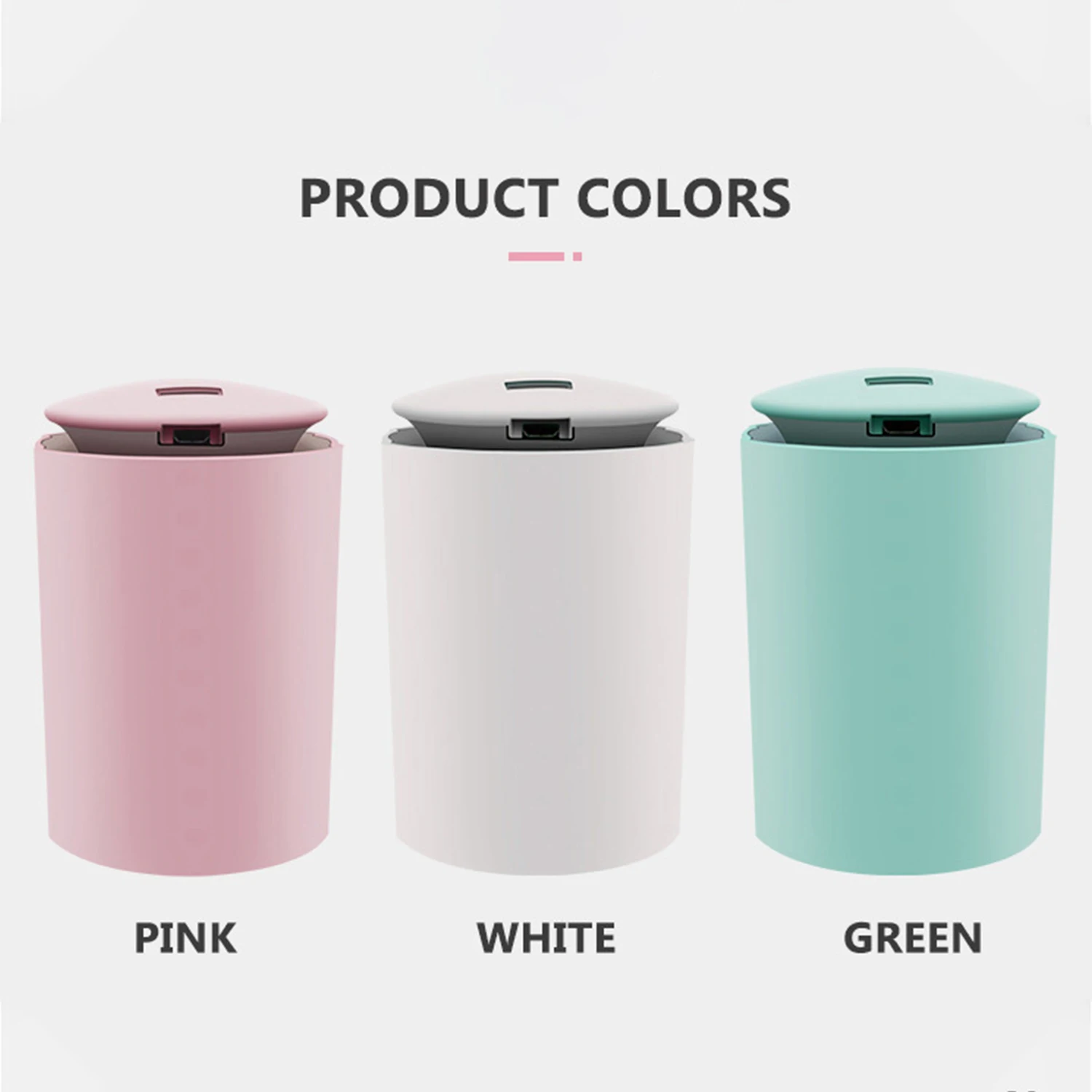 

260mL Mist Air Humidifier Diffuser with LED Light Quiet Car Humidifier Essential Oil Diffuser for Bedroom USB aroma diffuser