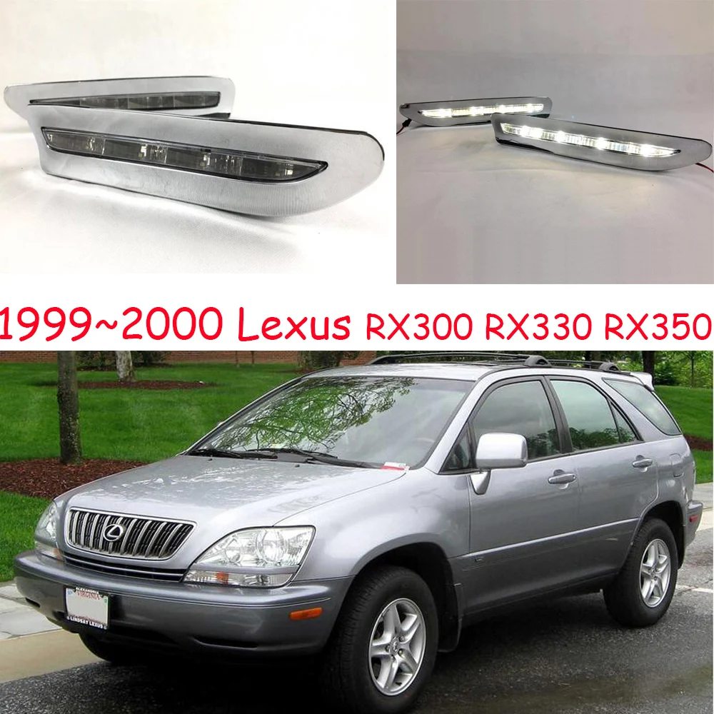 1999~ 2000 год для Lexus RX330 RX300 RX350 Дневной светильник автомобильные аксессуары светодиодный DRL головной светильник для Lexus противотуманный светильник