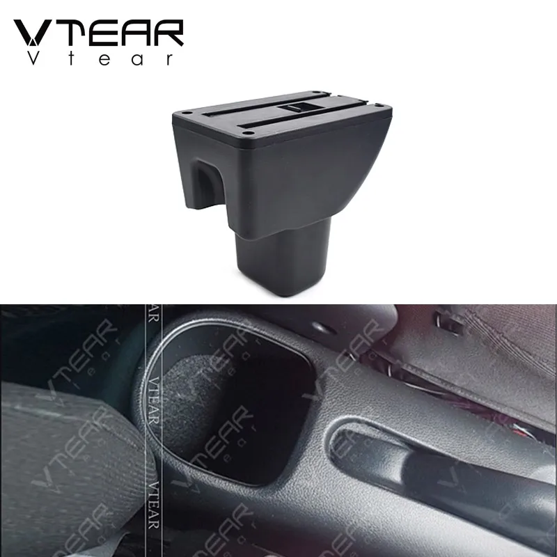 Автомобильный подлокотник Vtear USB ящик для хранения центральной консоли ABS