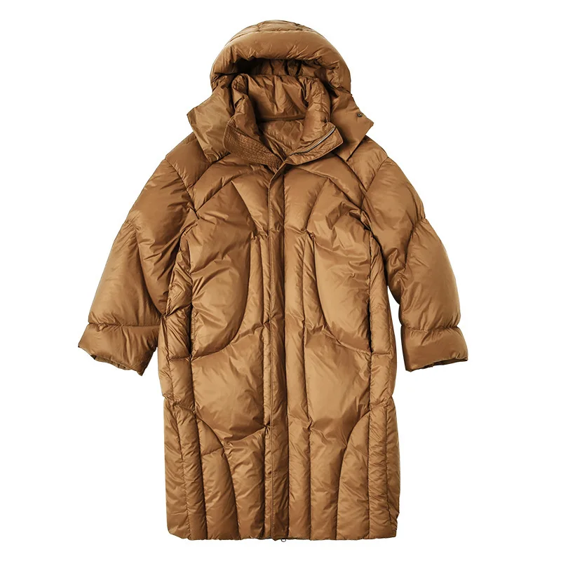 2019 новая длинная 100 кг женская одежда корейский стиль зимняя куртка размера плюс