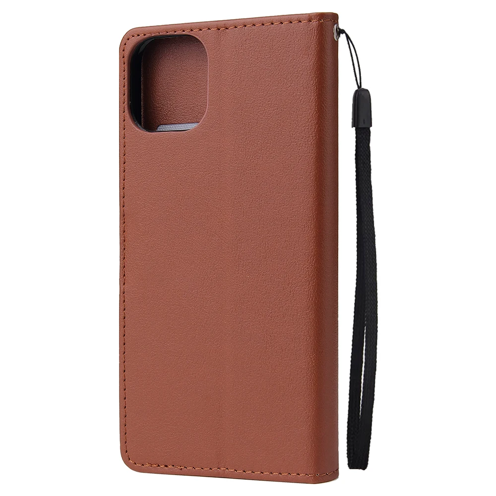 Однотонный кожаный чехол бумажник для iPhone X XS XR Max 11 Pro книжка 6 6S 7 8 Plus чехлы с