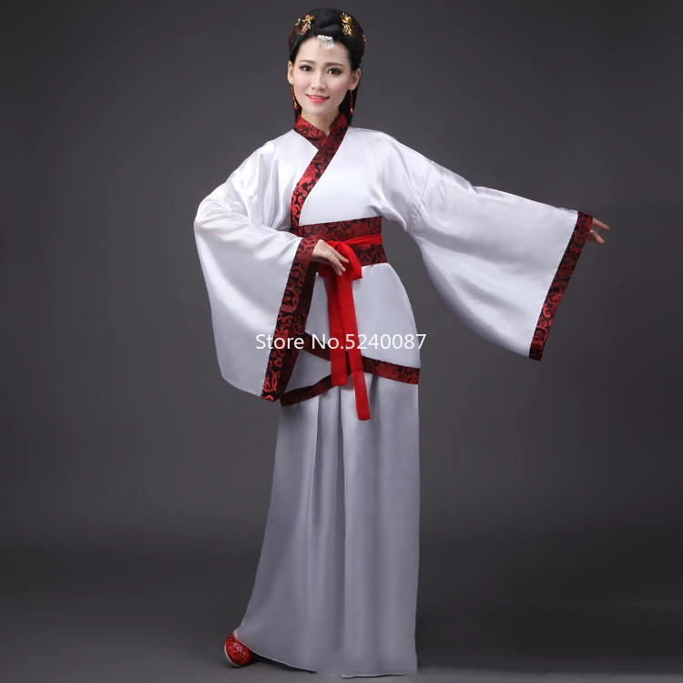 Woman Chinese Traditional Hanfu Tang Suit Robe Cosplay Costume Adult Performance Stage Dance Dress Cheongsam Outfit Clothing Set