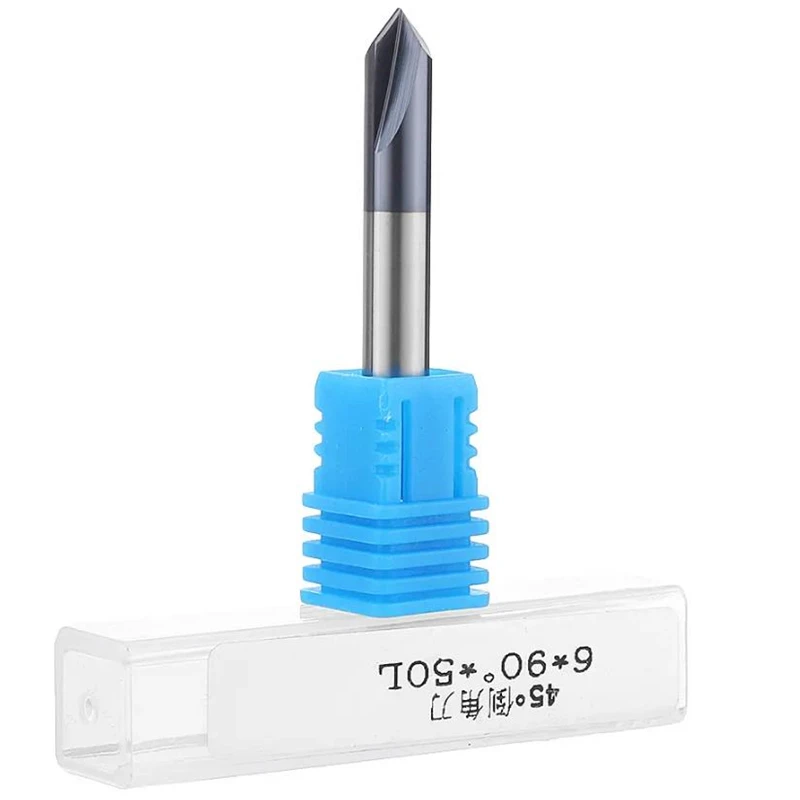 

2 Flutes 90 Degree 2-12mm Carbide composite positioning centering drill bit Chamfering Cutter End Mill HRC45 Milling Cutter
