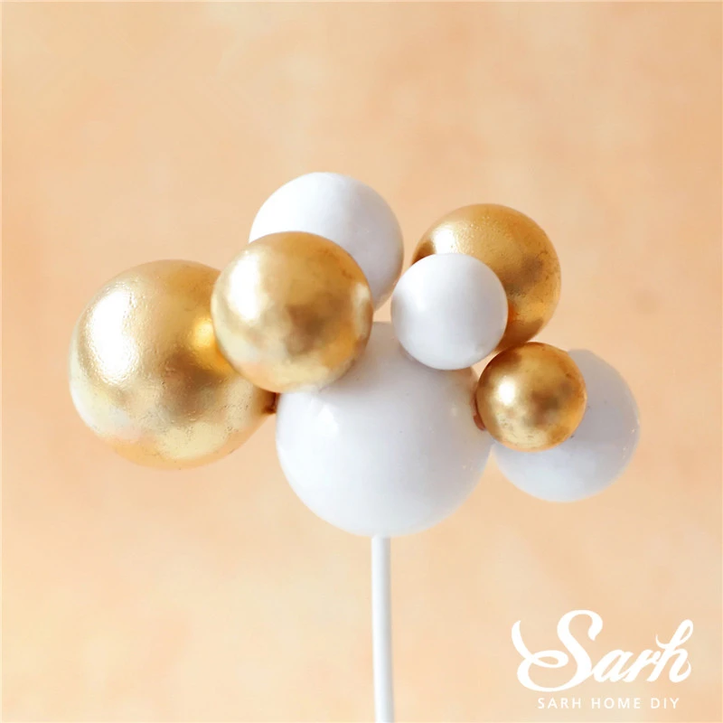 Благородные балетные украшения для девочек торта на день рождения золотые волос