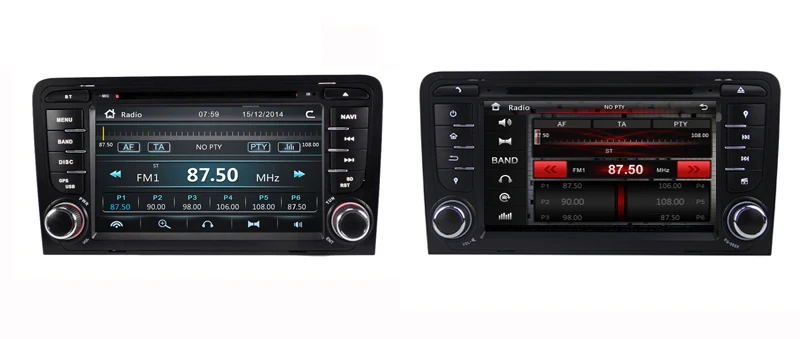 2 din Navi Автомагнитола для Audi A3 2002-2011 Автомобильный мультимедийный dvd-плеер gps Навигация стерео для Audi 8P A3 Авторадио 8P1 экран