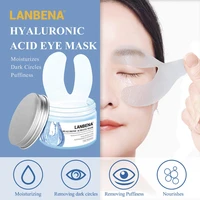 lanbena hyaluronic acid eye mask eye patch reduces dark circles bags eye lines ageless lifting firming eye skin care 50 pcs