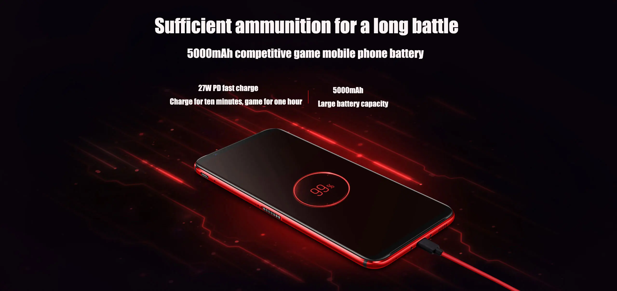 Глобальная версия zte Nubia Red Magic 3 6,6" восьмиядерный смартфон Snapdragon 855 с функцией распознавания отпечатков пальцев на фронтальной панели 48 МП 6 ГБ 128 ГБ 5000 мАч