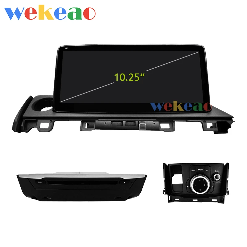 Wekeao 10 25 &quotсенсорный экран Android 0 автомобильное радио Automotivo для Mazda 6 головное