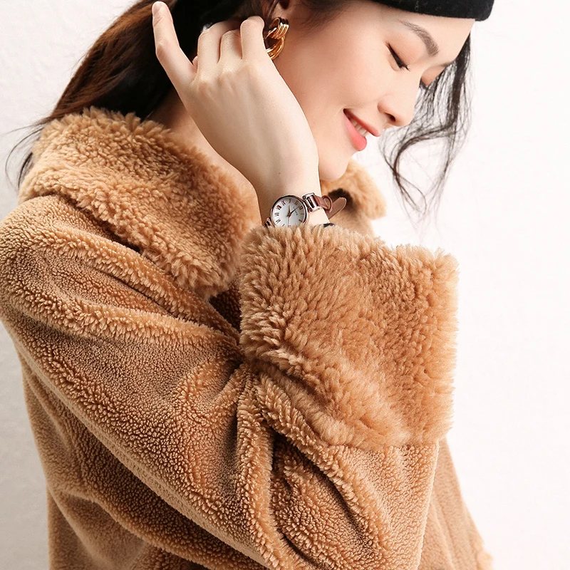 2019 осень и зима новое женское бархатное пальто свободного кроя высокого качества