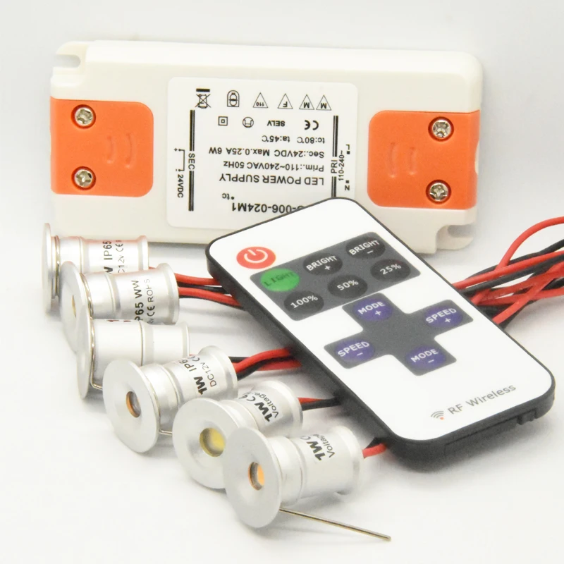 С регулируемой яркостью IP65 1W 12V светильник открытый настенный садовый + тонкий