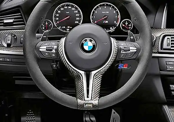 Реальные углеродное волокно Руль Накладка для BMW 3 серии F30 F35 F31 F32 4 головной