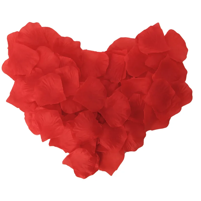 1000 шт. лепестки роз декор для стола свадебной вечеринки Цветочная ваза цветочный