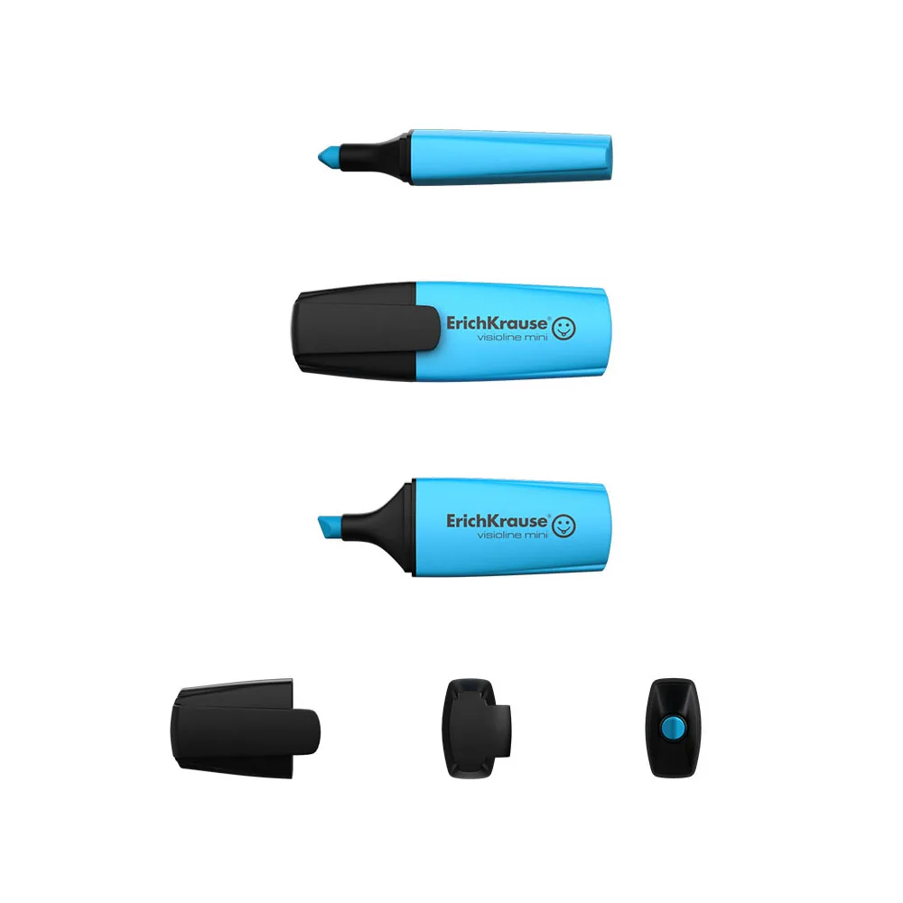 Текстмаркер ErichKrause Visioline Mini цвет чернил зеленый голубой|Маркеры| |