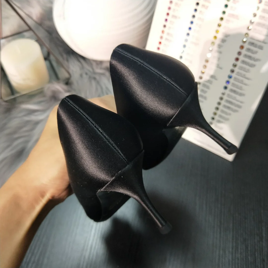 

High Heeled Women's Shoes Customized Top Designer Handmade Leather Date Party Leisure Versatile Better Match2020