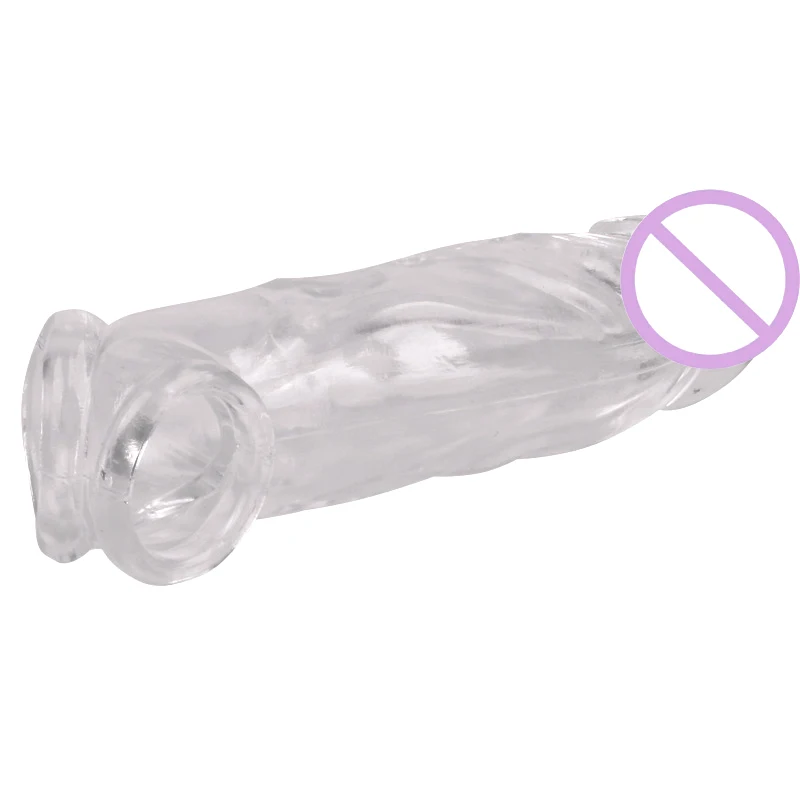 

Прозрачный презерватив Didlo 6,7 дюйма, многоразовые презервативы, удлинитель для пениса, кольцо на пенис, секс-игрушки с задержкой времени для ...