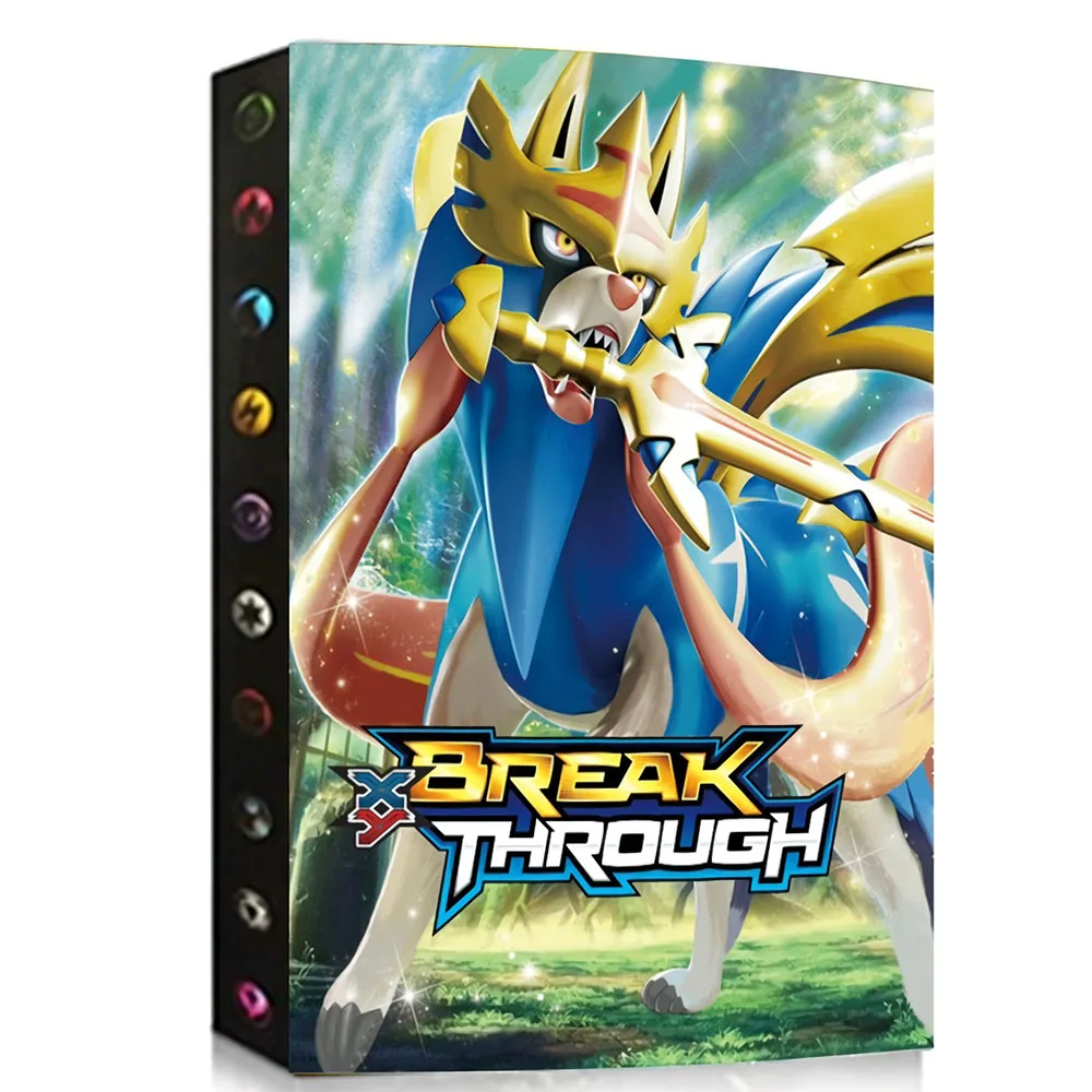 9 &aacute;lbum de bolsillo Pokemon tarjetas marcadores de libros escudo y espada tarjeta de juego colecci&oacute;n jugando mapa Pok&eacute;mon carpeta titular de la carpeta de juguetes de los ni&ntilde;os regalo-0