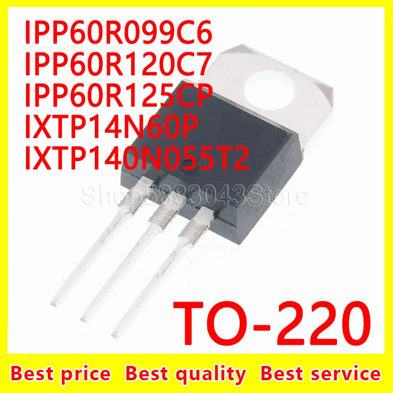 Набор микросхем IPP60R099C6 IPP60R120C7 IPP60R125CP IXTP14N60P IXTP140N055T2 TO-100% 10 шт. | Электроника