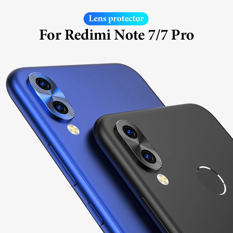 Для Redmi Note 7 объектив камеры защитное кольцо покрытие алюминия для Xiaomi Pro чехол