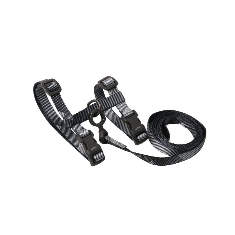 

Pidan cat traction rope set cat H-shaped harness cat walking rope anti-break away cat chain pet supplies