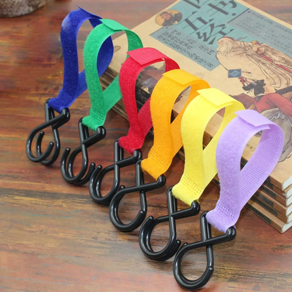 Multipurpose Baby Stroller Hook Cart Accessory Hanging Armrest Trunk Nylon Trolley Accessories Buckle Holder | Мать и ребенок