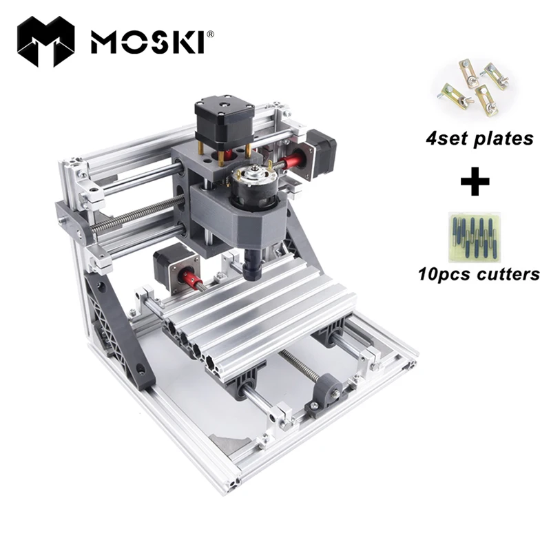 CNC 1610 станок с ЧПУ деревянный маршрутизатор лазерный гравировальный станок 3 оси PCB акрил ПВХ мини-маршрутизатор GRBL контроль