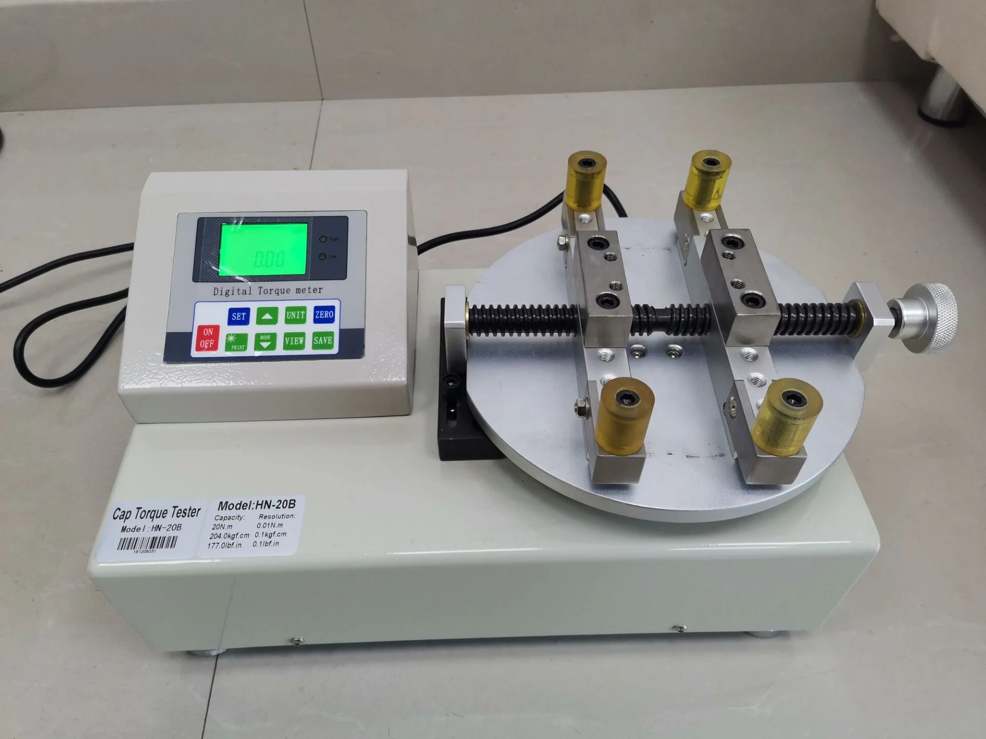 

Digital Bottle Cap Torque Wrench Tester With Printer