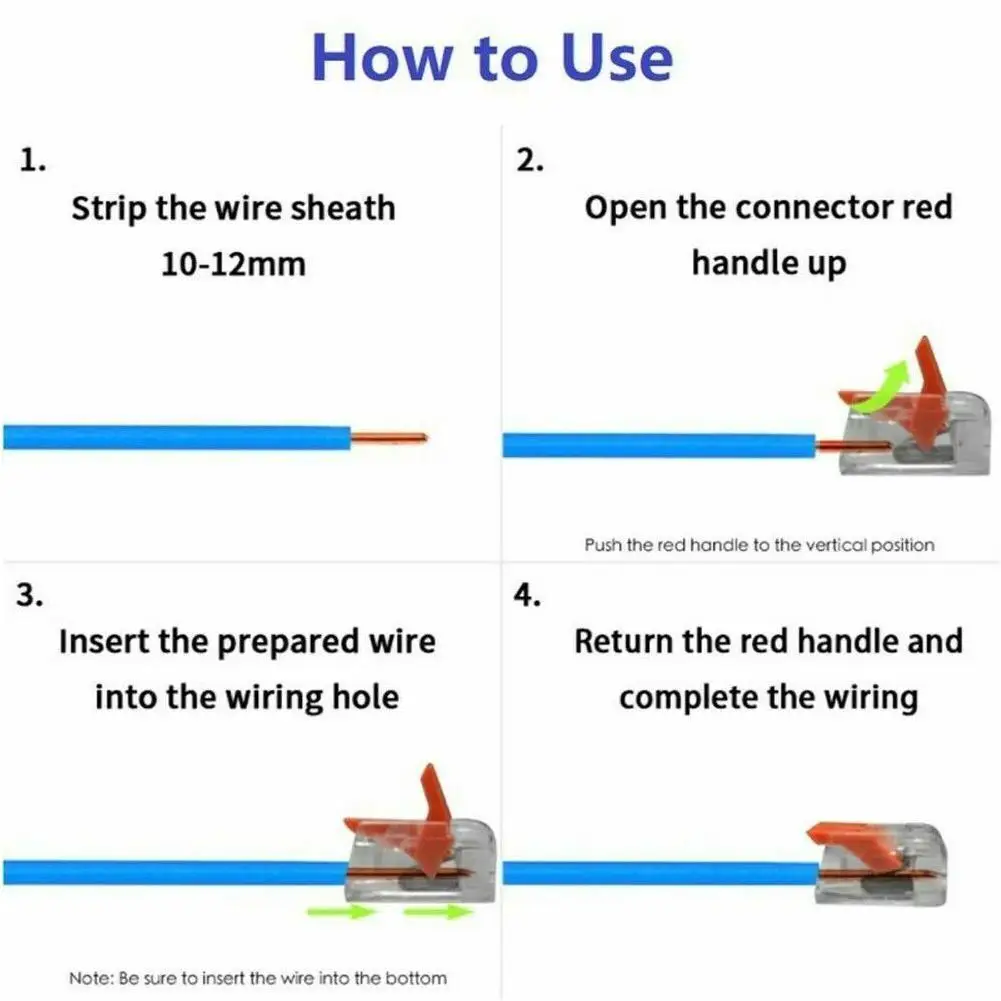 

Hot 75Pc/Box For Wago 221 Mini Home Connector Wire Quick Clamp Terminal Terminal Electrical Connectors Wire Cable Reusable H4V3