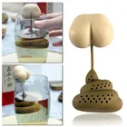 Многоразовые силиконовые Чай Infuser Творческий корма в форме забавных пакетик травяного чая Чай многоразовый мешок Кофе фильтр Диффузор фильтр Чай аксессуары