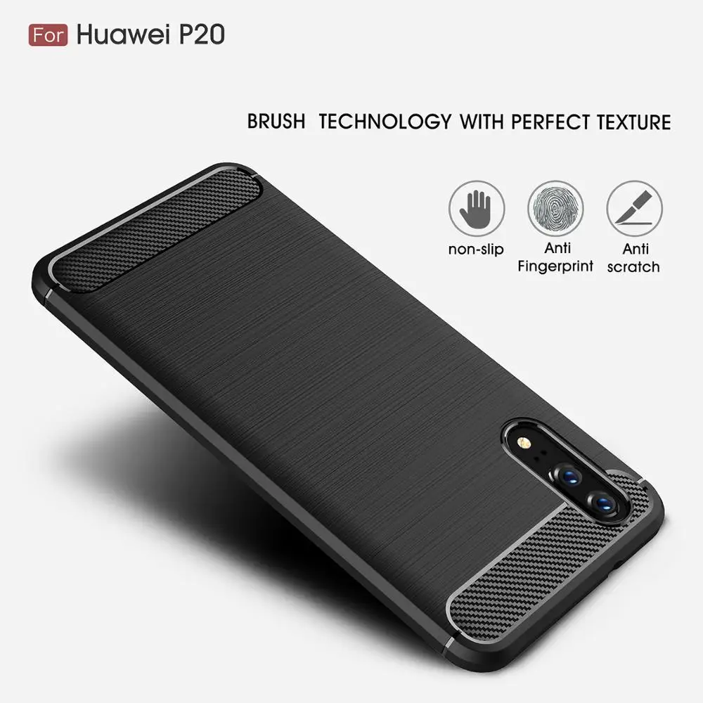 Чехол для телефона Carbon Fiber Cover 360 Full Protection для Huawei Honor Mate 20 X 30 P20 P30 P40 Plus Pro Lite Shockproof на.