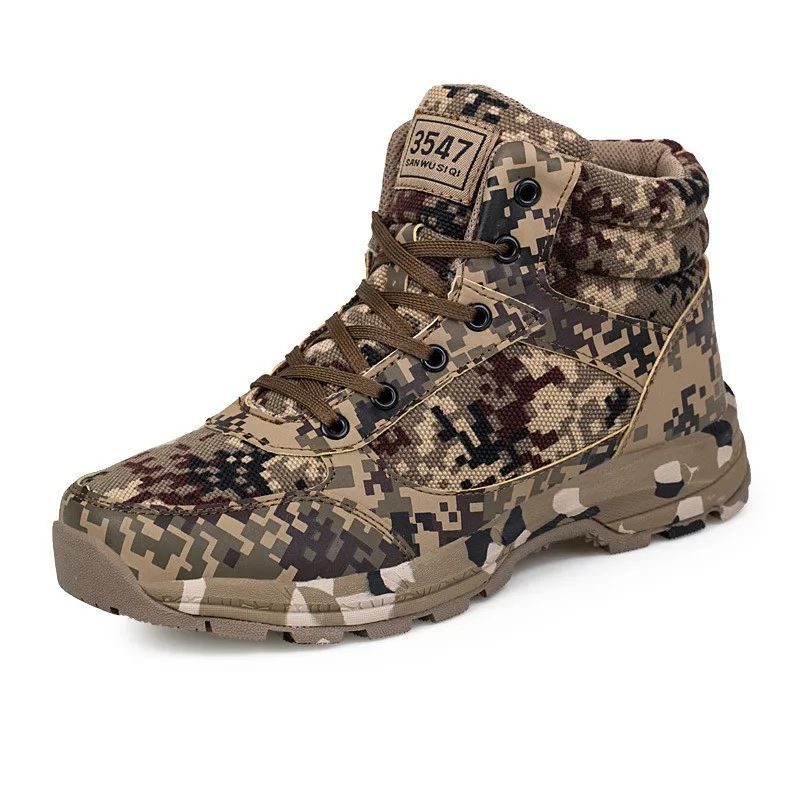 

Size 35-46 Camouflage Snow Boots Men Shoes Winter Warm Military Boots Tactical Army Boots Outdoor Non-slip Mens Winter sneakers