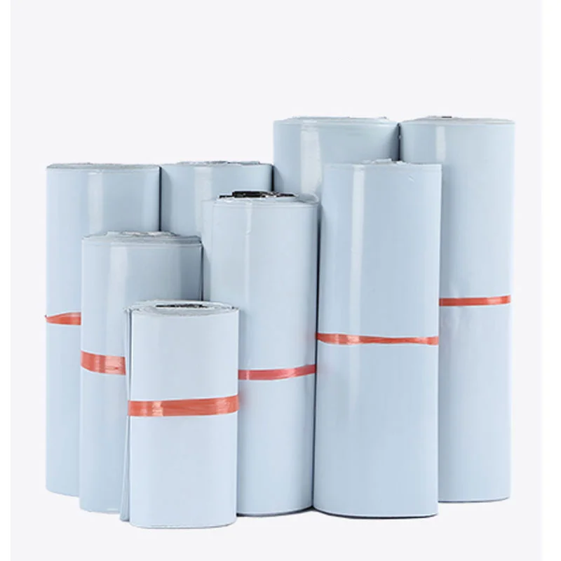 10 шт./лот белая самоклеящаяся Курьерская сумка клейкие пакеты для хранения