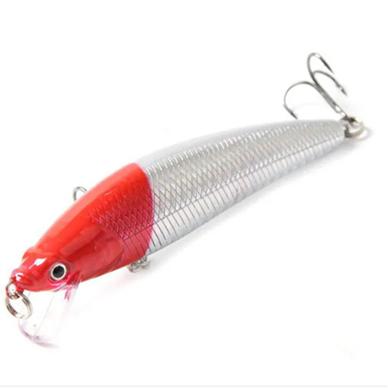 1pcs Fishing Lures 3D Eyes Floating Laser Hard Aritificial Wobblers Plastic Baits Pesca Isca 11cm 12g - Цвет: B