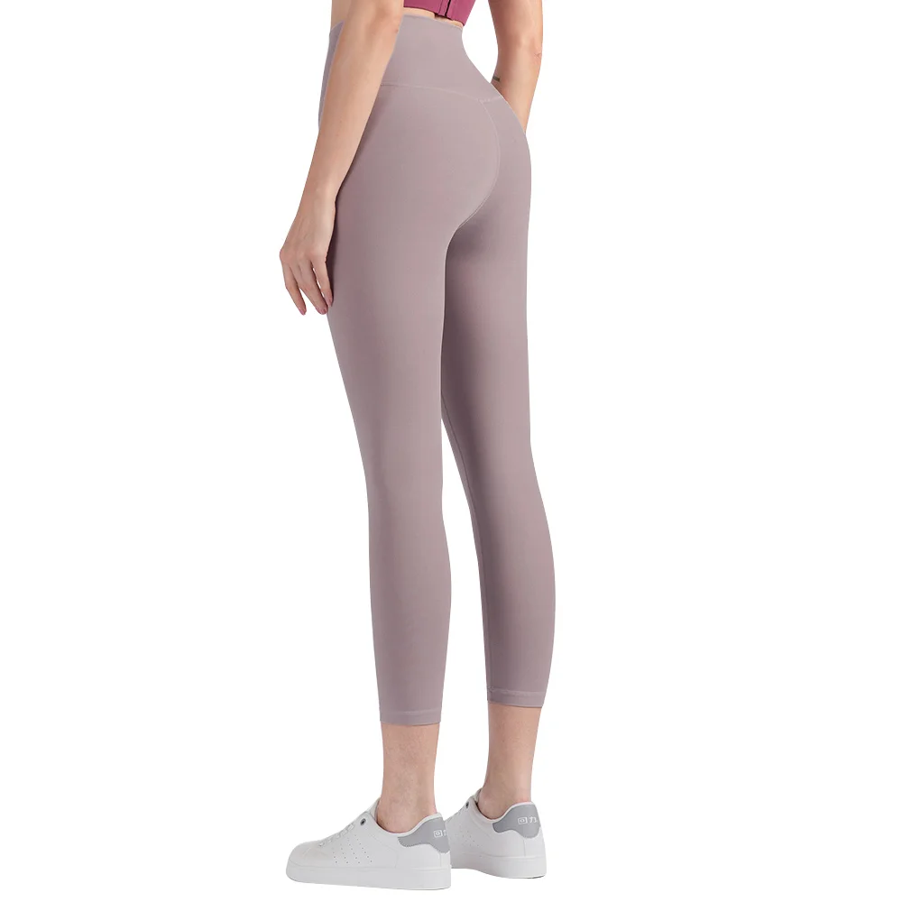 LUKITAS Yoga Pants Sport Leggings High Waist Push Up Running Pants Female Nylon Cozy Solid Gym Workout Femme Sport Leggings XL