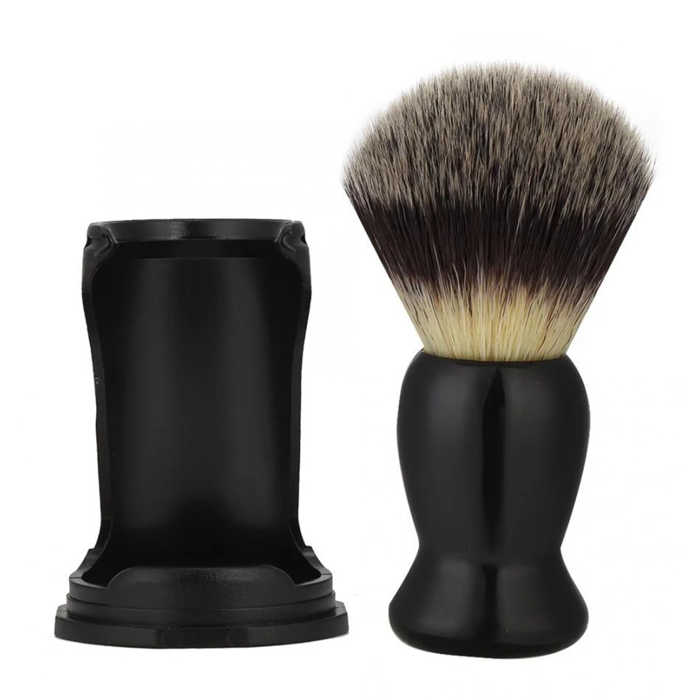 

Durable Travel Nylon Wool Portable Home Shaving Brush Men Cleaning Tool Washable Professional Easy Clean Soft With Holder Mini
