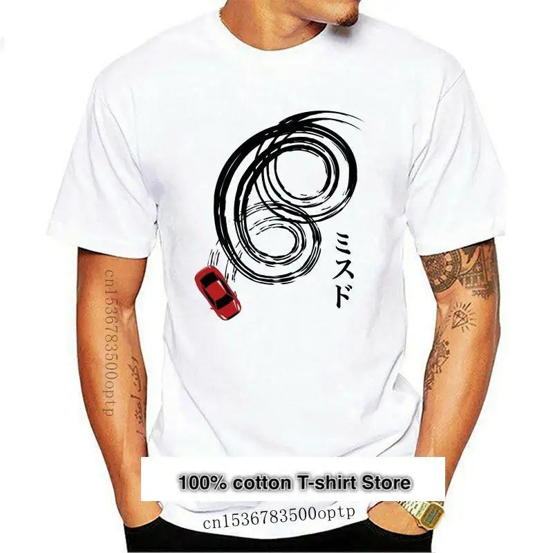 

Camiseta de manga corta para hombre y mujer, Camisa de algodón con estampado de Drift Donuts, 2021