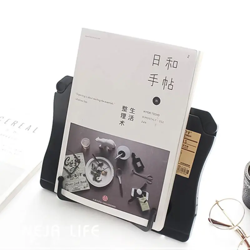 

Portable Reading Book Stand Folding Shelf Organizer Holder for Music Score Recipe Tablet 3 Colors