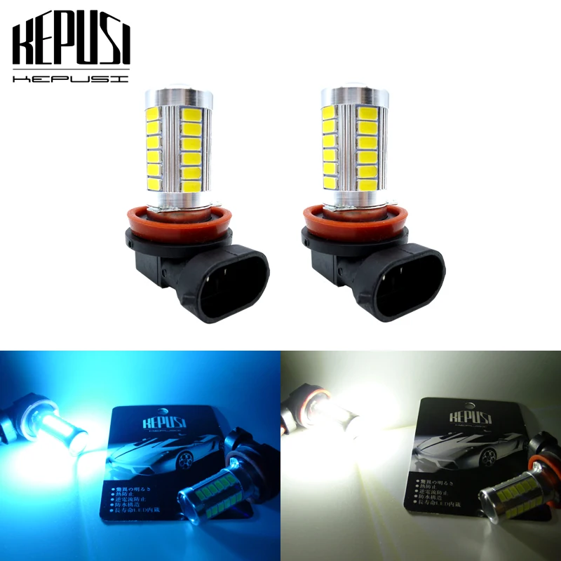 2x H11 H8 LED Fog Light Bulbs Car Running Lights Auto Driving Lamp For Acura Spirior City Stream Fit Accord Civic Odyssey | Автомобили и