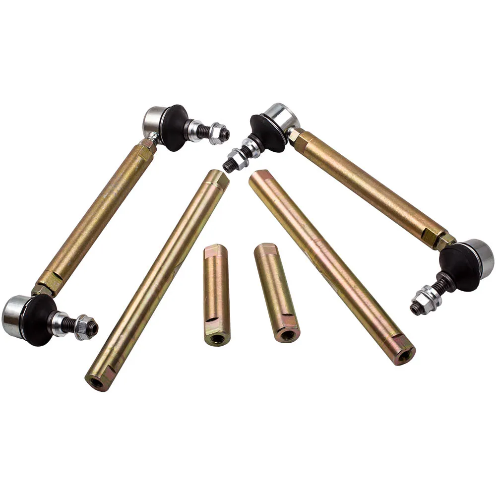 

Front Adjustable Sway Bar End Links For BMW E46 + M3