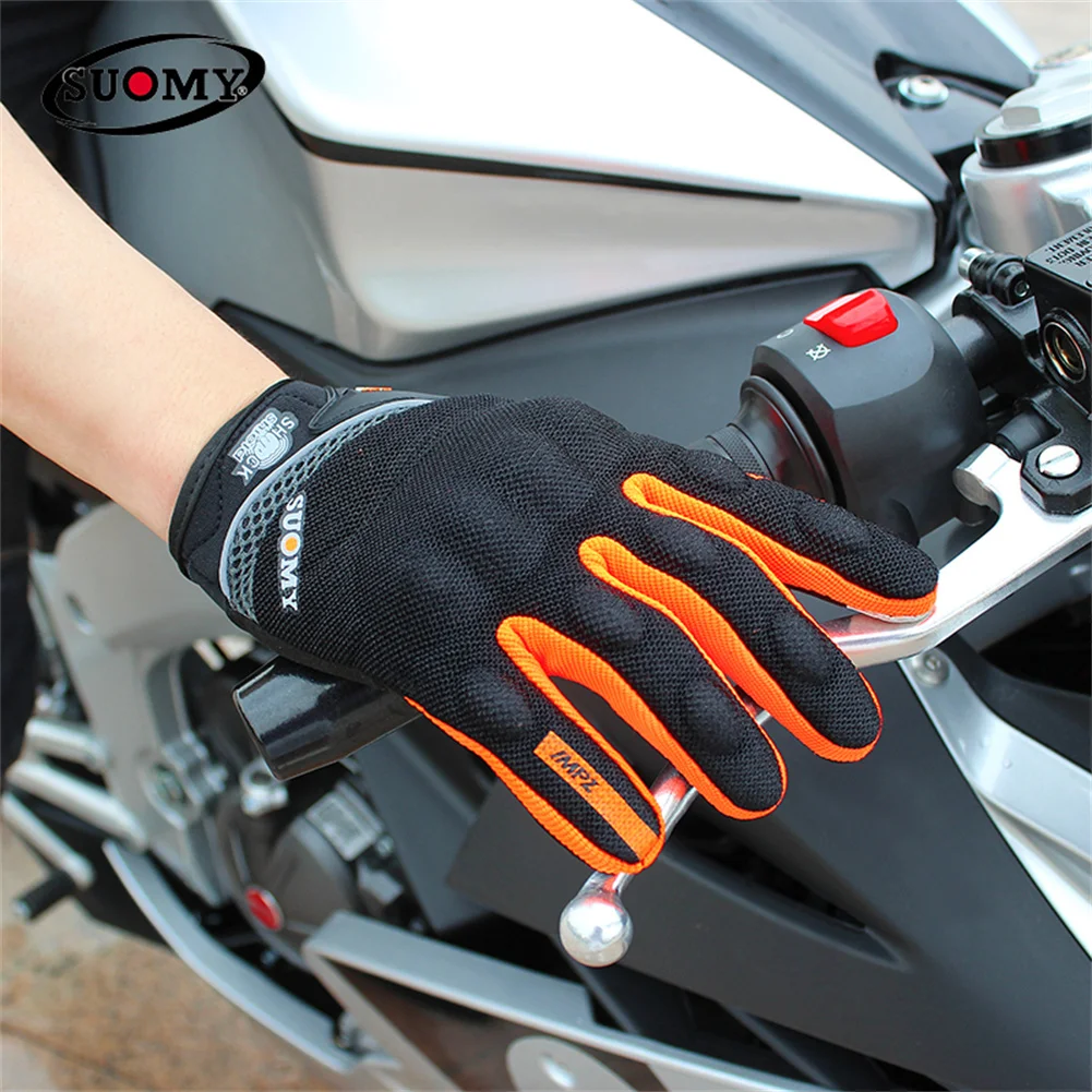 

SUOMY Gloves Motorcycle Equipment Racing Motorbike Guantes Moto Male Motocross Enduro Motorcyclist Tactical Accessories Men's