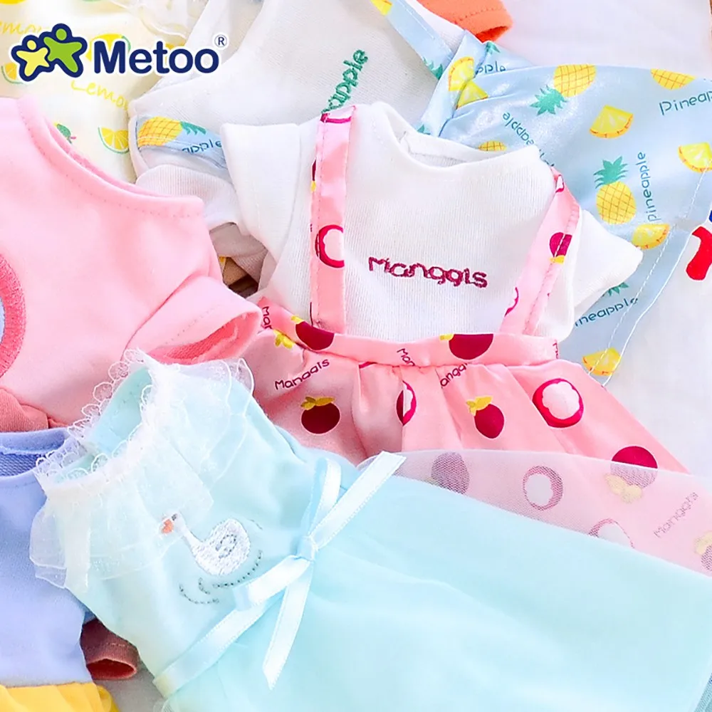 Metoo милое платье сделай сам одежда для детей на подкладке из плюша и мягкие милые