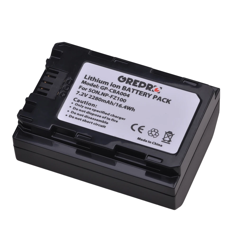 Аккумулятор NPFZ100 NP FZ100 NP-FZ100 3 шт. зарядное устройство с двумя USB-разъемами для