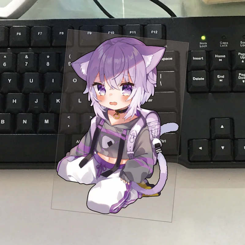 

Anime Graffiti Cat Ear Cute Baby Decals Waterproof Reflective Car Stickers 15cmx10cm
