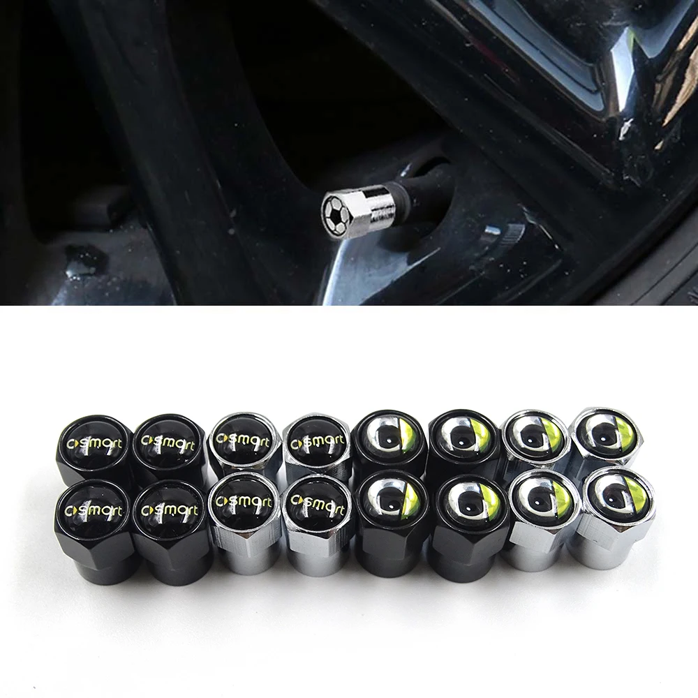 6 углов колпачки для автомобильных шин крышки пневматических крышка Smart Fortwo 450 451